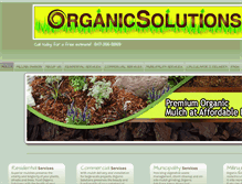 Tablet Screenshot of organicsolutionsinc.net